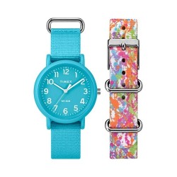 Ceas Copii, Timex, Weekender TWG018300, Set cu Bratara suplimentara Ceas Copii, Timex, Weekender TWG018300, Set cu Bratara suplimentara