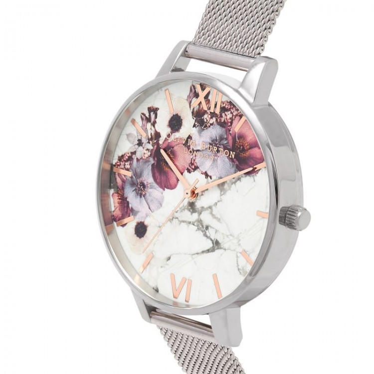 Ceas Dama, Olivia Burton, Marble Florals OB16MF09 Ceas Dama, Olivia Burton, Marble Florals OB16MF09