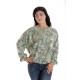 Bluza Dama, cu Maneca lunga tip Kimono, Verde