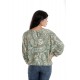 Bluza Dama, cu Maneca lunga tip Kimono, Verde