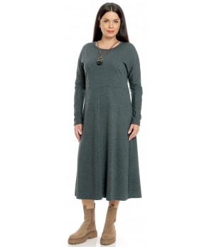 Rochie Lunga, Gri inchis PQ86