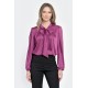 Bluza Dama din Satin, Eleganta, Funda, Violet V302