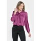 Bluza Dama din Satin, Eleganta, Funda, Violet V302