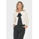 Bluza Dama, Eleganta cu Funda Contrastanta V298