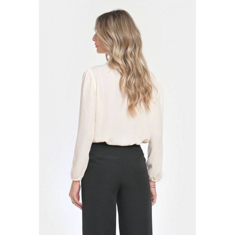 Bluza Dama, Eleganta cu Funda Contrastanta V298