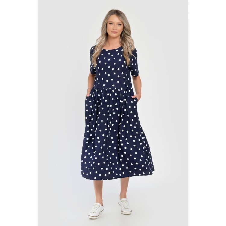 Rochie Midi Dama V286, cu Buline