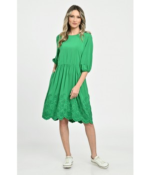 Rochie Medie Dama V262, Verde