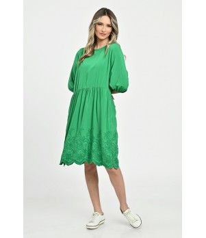 Rochie Medie Dama V262, Verde