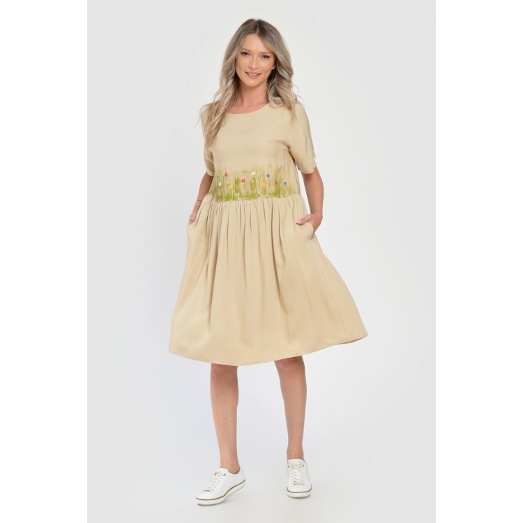 Rochie Medie Dama V288, cu model Floral