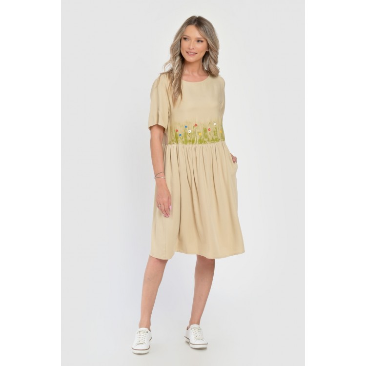Rochie Medie Dama V288, cu model Floral