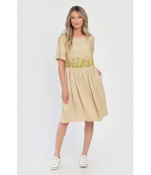 Rochie Medie Dama V288, cu model Floral