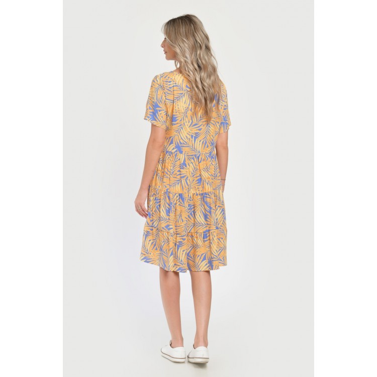 Rochie Medie Dama V292, cu Imprimeu Floral
