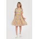 Rochie Medie Dama V292, cu Imprimeu Floral