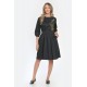 Rochie Medie Dama V294, Pictata manual, model floral