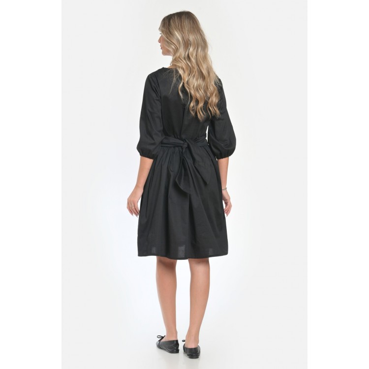Rochie Medie Dama V294, Pictata manual, model floral