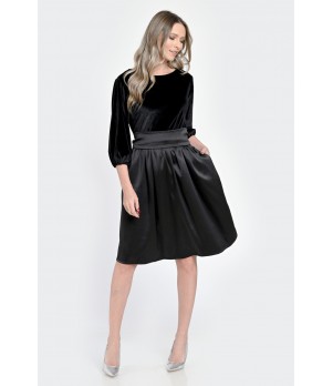 Rochie Medie Dama, de Ocazie, Neagra V300
