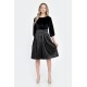 Rochie Medie Dama, de Ocazie, Neagra V300