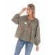 Bluza Dama, Eranthe, Boho, stil IE cu Pictura Realizata Manual V357