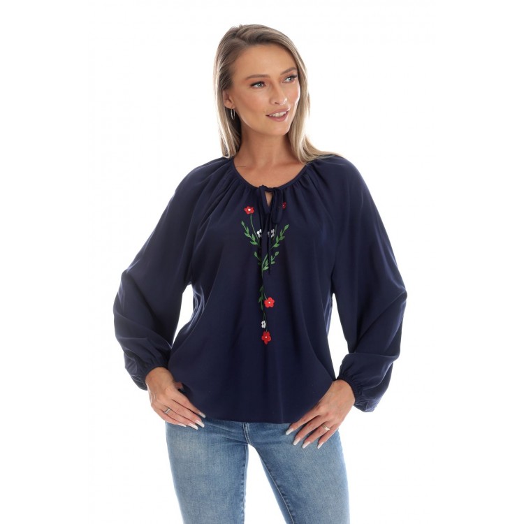 Bluza Dama, Eranthe, Boho, stil IE cu Pictura Realizata Manual V358