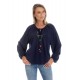 Bluza Dama, Eranthe, Boho, stil IE cu Pictura Realizata Manual V358