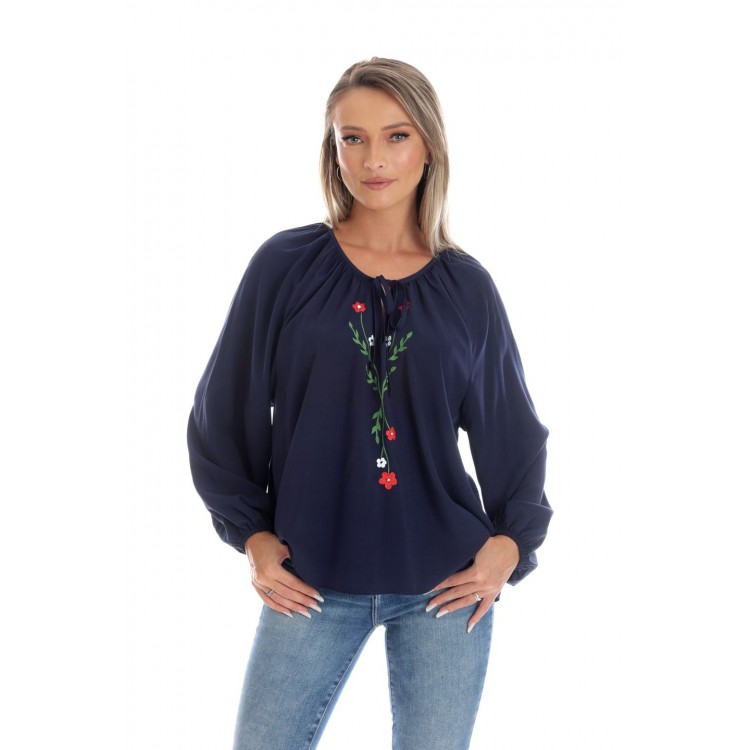 Bluza Dama, Eranthe, Boho, stil IE cu Pictura Realizata Manual V358