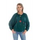 Bluza Dama, Eranthe, Boho, stil IE cu Pictura Realizata Manual V359