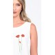 Bluza Dama, Eranthe, Garden Flowers V339, cu Pictura Realizata Manual