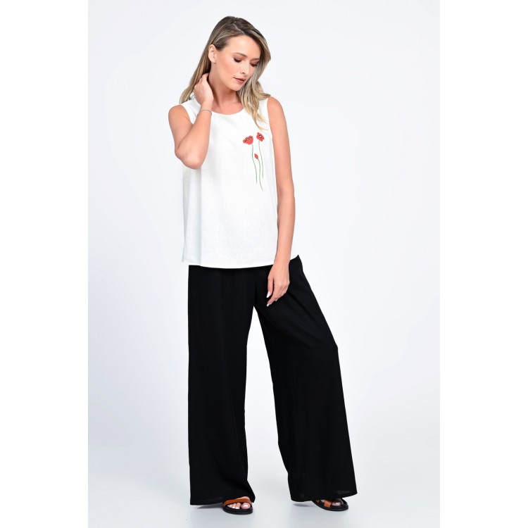 Pantaloni Dama, Eranthe, Culottes Wide Leg V338