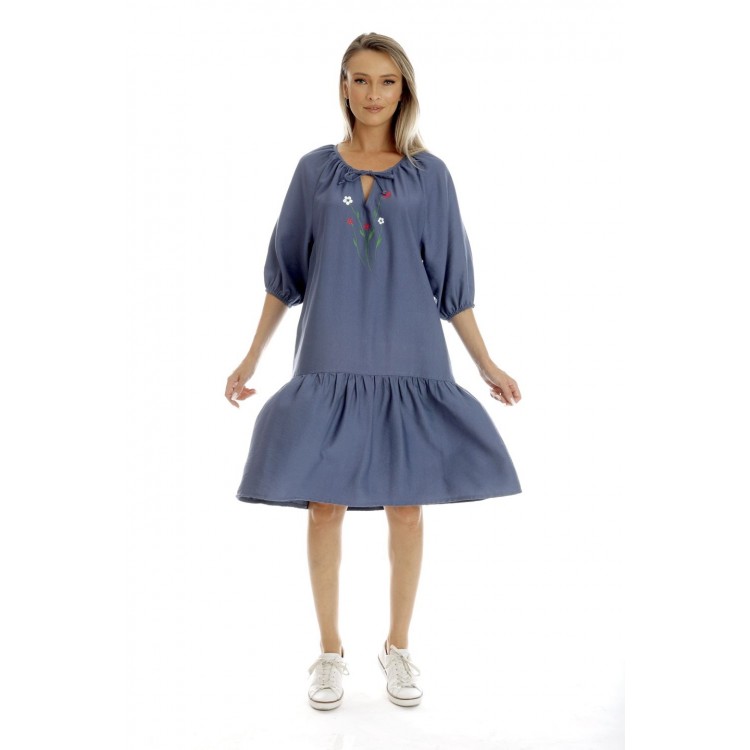 Rochie Dama, Eranthe, Boho Style V350, cu Pictura Realizata Manual