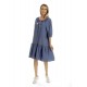 Rochie Dama, Eranthe, Boho Style V350, cu Pictura Realizata Manual