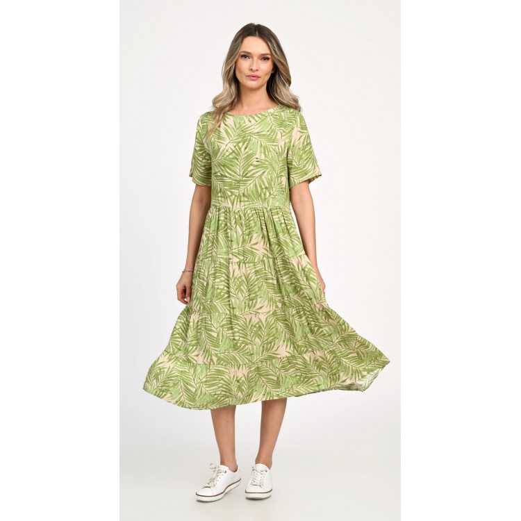 Rochie Dama, Eranthe, Leafy Green V313 Rochie Dama, Eranthe, Leafy Green V313