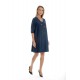 Rochie Dama, Eranthe, V-Neckline V346, cu Pictura Realizata Manual