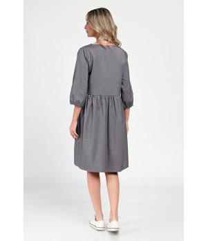 Rochie Medie Dama, Casual, Gri V307