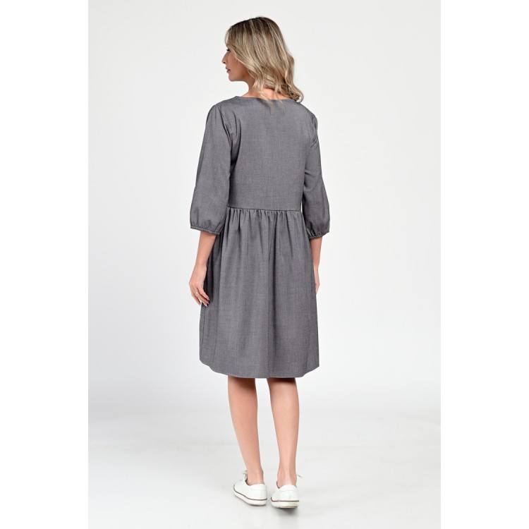 Rochie Medie Dama, Casual, Gri V307