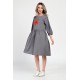 Rochie Medie Dama, Casual, Gri V307