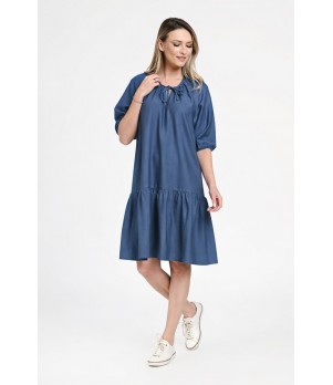 Rochie Dama, Eranthe, Boho Style, cu Pictura Realizata Manual V350