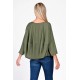 Bluza Dama, Eranthe, Baloon, Croi lejer, talie elastica bufanta V427