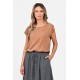Bluza Dama, Eranthe, Kimono, de in, decolteu rotund, maneca kimono, elastic in talie V411