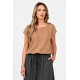 Bluza Dama, Eranthe, Kimono, de in, decolteu rotund, maneca kimono, elastic in talie V411