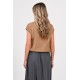 Bluza Dama, Eranthe, Kimono, de in, decolteu rotund, maneca kimono, elastic in talie V411