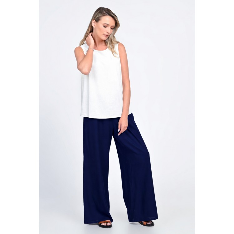 Pantaloni Dama, Eranthe, Wide Leg V386