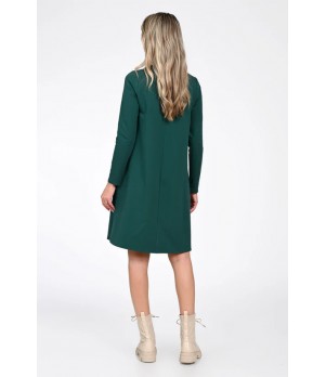 Rochie Dama, Eranthe, A-Line, cu Pictura Realizata Manual V363A