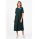 Rochie Dama, Eranthe, A-Line, cu Pictura Realizata Manual V395