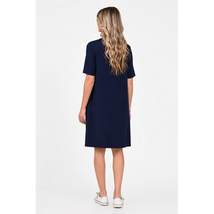 Rochie Dama, Eranthe, A-Line, cu Pictura Realizata Manual V396