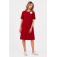 Rochie Dama, Eranthe, A-Line, cu Pictura Realizata Manual V397