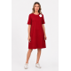 Rochie Dama, Eranthe, A-Line, cu Pictura Realizata Manual V397