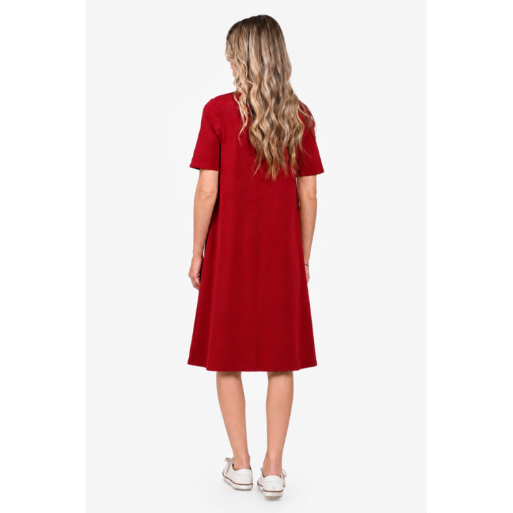 Rochie Dama, Eranthe, A-Line, cu Pictura Realizata Manual V397