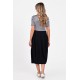 Rochie Dama, Eranthe, Baloon, tip Lalea cu dungi V391