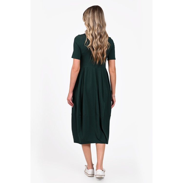Rochie Dama, Eranthe, Baloon, tip Lalea, cu Pictura Realizata Manual V392