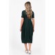 Rochie Dama, Eranthe, Baloon, tip Lalea, cu Pictura Realizata Manual V392